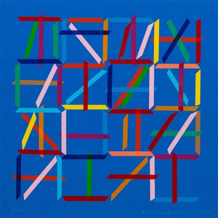 Piero Dorazio (Roma 1927 - Perugia 2005)  - Luna Rotza, 2000