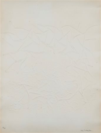Claire Falkenstein (Oregon 1908 - Los Angeles 1997)  - Struttura grafica, tavola n. 11, 1963