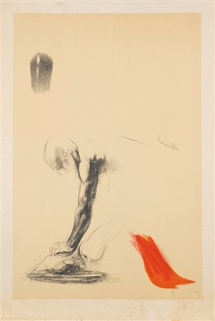 Piero Guccione (Scicli 1935 - Modica 2018)  - Da Caravaggio, 1979