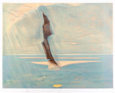 Piero Guccione (Scicli 1935 - Modica 2018)  - A Friedrich, 1984