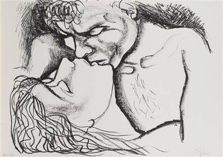 Renato Guttuso (Bagheria 1911 - Roma 1987)  - Amanti