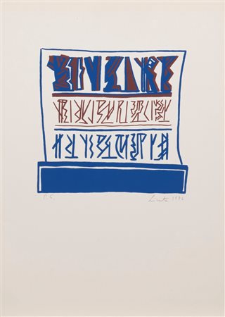 Riccardo Licata (Torino 1929 - Venezia 2014)  - Senza titolo, 1976