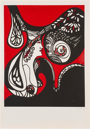 Bertina Lopes (Maputo 1924 - Roma 2012)  - Donna, 1972