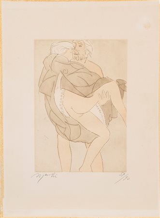 Giacomo Manzù (Bergamo 1908 - Roma 1991)  - Amanti