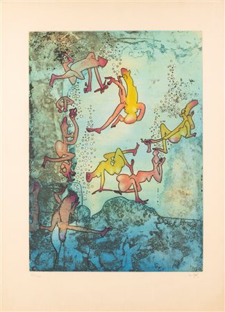 Roberto Sebastian Matta (Santiago Del Cile  1911 - Civitavecchia 2002)  - Figure