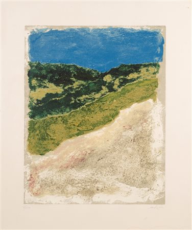 Carlo Mattioli (Modena 1911 - Parma 1994)  - Paesaggio, 1993