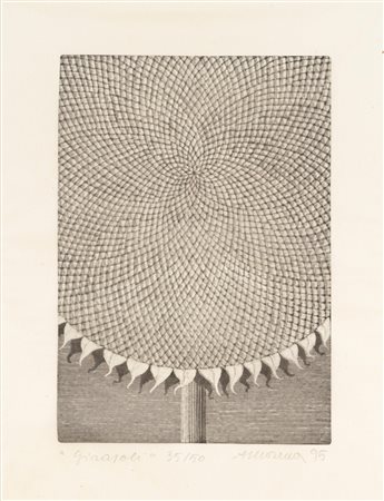 Alberico Morena (Gubbio 1926)  - Girasole, 1995