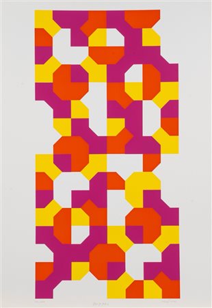 Bruno Munari (Milano 1907 - 1998)  - Cartella contenente 2 composizioni