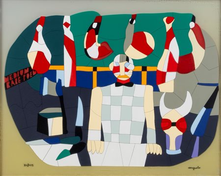 Ugo Nespolo (Mosso 1941)  - Medium rare