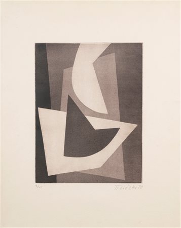 Hans Richter (Berlino 1888 - Locarno 1976)  - Senza titolo, 1970