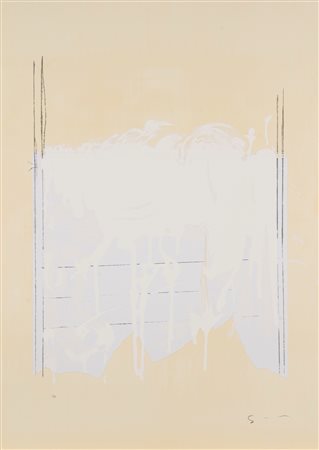 Mario Schifano (Homs 1934 - Roma 1998)  - Bianco