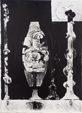 Graham Sutherland (Londra 1903 - 1980)  - Three Organic Forms