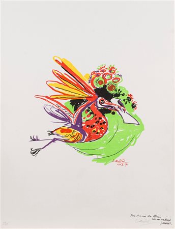 Graham Sutherland (Londra 1903 - 1980)  - Oiseau, 1971