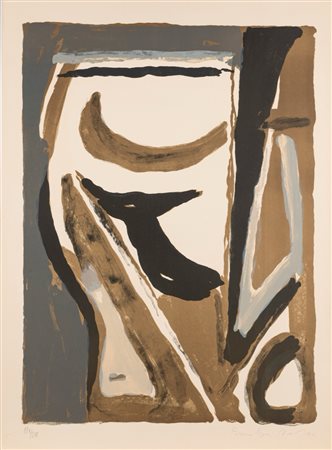 Bram Van Velde (Zoeterwoude 1895 - Grimaud 1981)  - Senza titolo, 1970