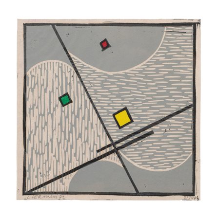 Luigi Veronesi (Milano 1908 - 1998)  - Senza titolo, 1972