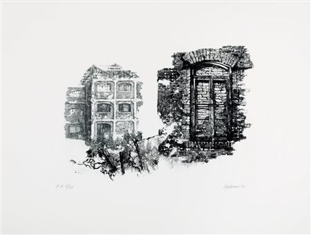 Renzo Vespignani (Roma 1924 - 2001)  - 2 fogli