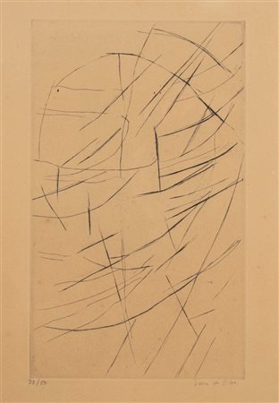 Maria Helena Vieira Da Silva (Lisbona 1908 - Parigi 1992)  - Senza titolo