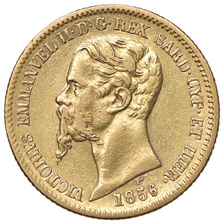  - 20 LIRE 1856 TORINO BB/qSPL.