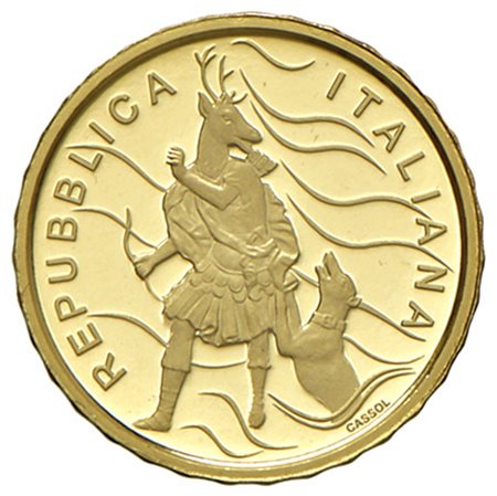  - ITALIA €10 SERIE FONTANE 'DIANA E ATTEONE' PROOF.
