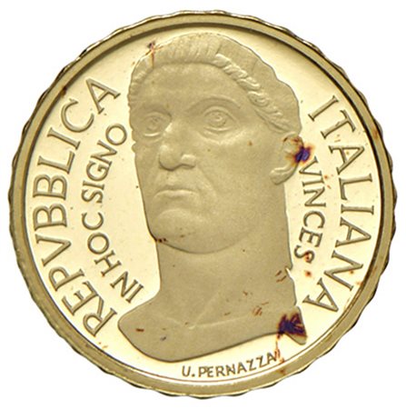  - ITALIA €10 2021 AU PROOF COSTANTINO.