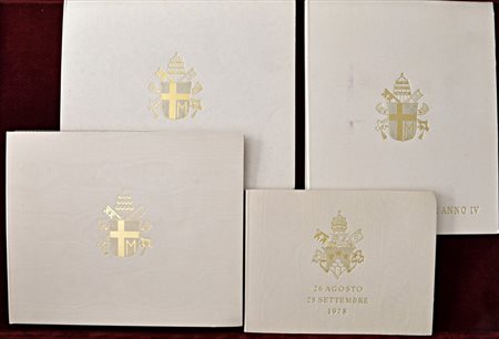  - LOTTO DI 4 DIVISIONALI, 2 1000 LIRE COMMEMORATIVE E UN DITTICO ANNO SANTO 1983-1984, FDC.