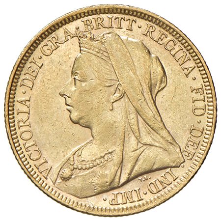  - AUSTRALIA, STERLINA, 1895, SIDNEY, SPL.