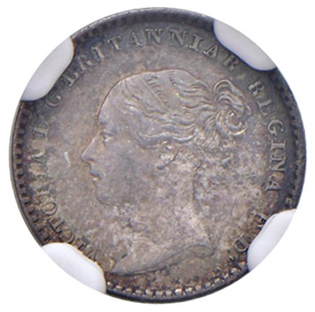  - 1 PENNY GRAN BRETAGNA 1838 MAUNDY IN SLAB NGC MS 64.