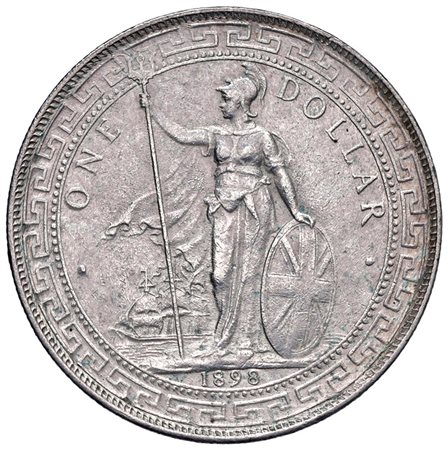  - GRAN BRETAGNA VITTORIA 1837-1901 TRADE DOLLAR 1898 B KM#T5 BB+.