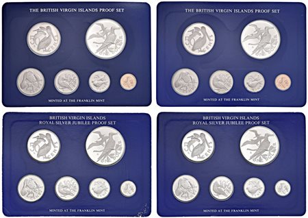  - ISOLE VERGINI BRITANNICHE, N. 7 SERIE PROOF.