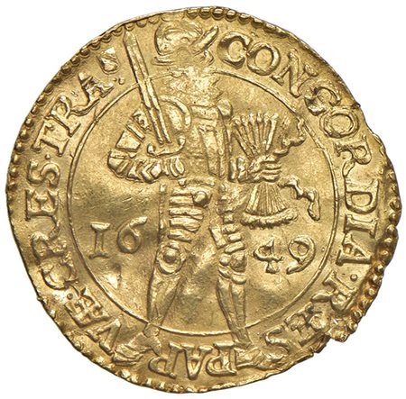  - OLANDA UTRECHT DUCATO 1649 KM#7.2. STANDING WARRIOR TYPE GR. 3,45.