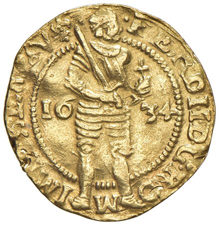  - OLANDA FERDINANDO II 1619-1637 'CITY OF DEVENTER' KM#45 DUCATO GR. 3,44 R3.