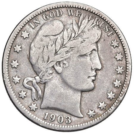  - STATI UNITI MEZZO DOLLARO 1903 O KM#116 BB.