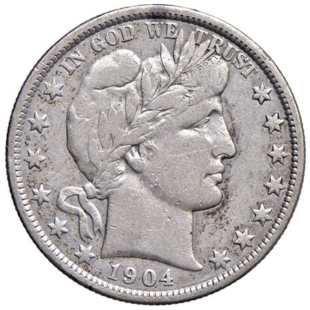  - STATI UNITI MEZZO DOLLARO 1904 KM#116.