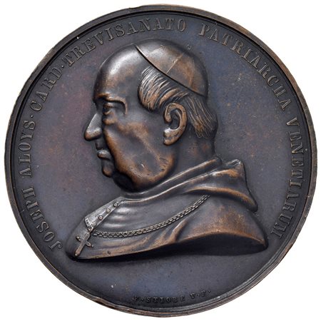  - MEDAGLIA VENEZIA GIUSEPPE TREVISATO 1874 50° SACERDOZIO BB/SPL.