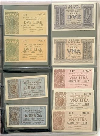 - LOTTO COMPOSTO DA 35 BUONI DI CASSA E BIGLIETTI DI STATO .