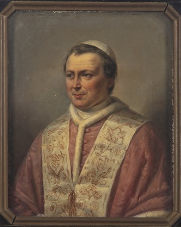 Scuola italiana, secolo XIX - Ritratto di Pio IX