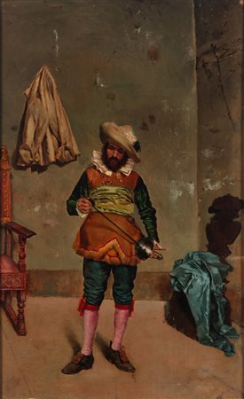 Scuola italiana, secolo XIX - Il moschettiere