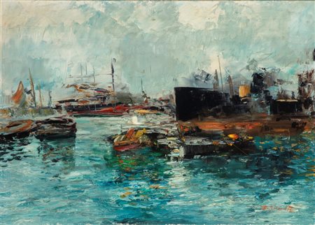 Ezelino Briante (Napoli 1901 - Roma 1971)  - Porto