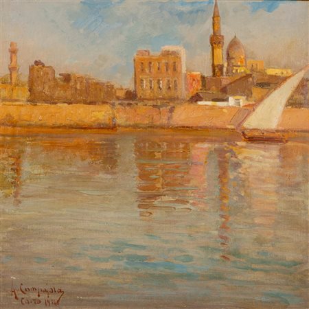 Alfredo Campajola (Napoli 1873 - 1940)  - Cairo, 1914