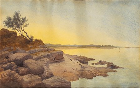 Giorgio De Wolff (attivo nel XX secolo)  - Riviera Parentina, 1922