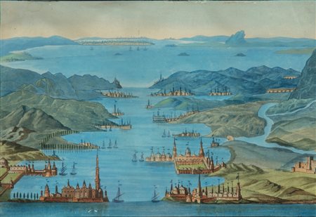 Scuola lombarda, secolo XIX - Stretto dei Dardanelli