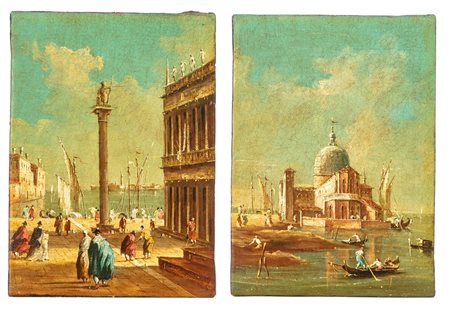 Scuola veneta, secolo XIX - Capricci veneziani