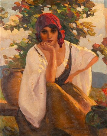 Tito Corbella (Pontremoli 1885 - Roma 1966)  - Contadina