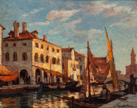 Mario Moretti Foggia (Mantova 1882 - Pecetto di Macugnaga 1954)  - Chioggia