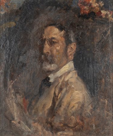 Arturo Rietti (Trieste 1863 - Fantaniva 1943)  - Autoritratto