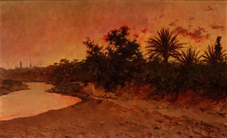 Odoardo Toscani (Roma 1859 - Smirna 1914)  - Tunisi