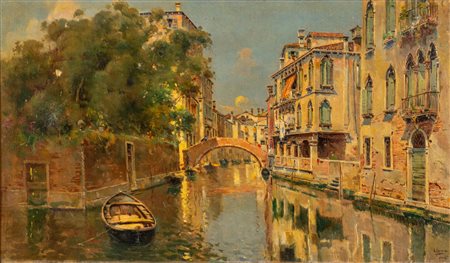 Antonio Reyna Manescau (Coin 1859 - Roma 1937)  - Venezia