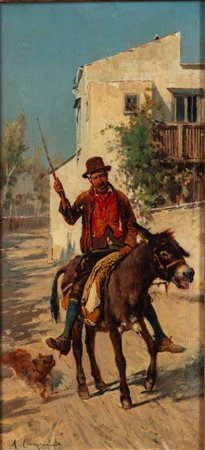 Alceste Campriani (Terni 1848 - Lucca 1933)  - Asinello