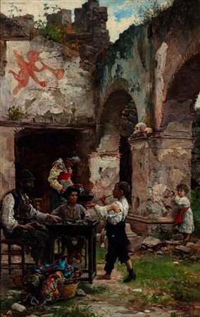 Josep Tapiró y Baró (Reus 1836 - Tangeri 1913)  - Allegoria della vita