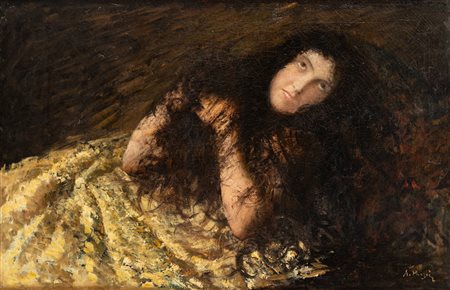 Alfonso Muzii (Pescara 1856 - 1946)  - Rêverie